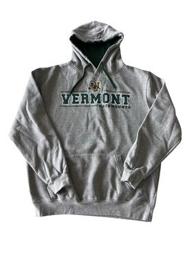 Colosseum University of Vermont Gray Hooded Sweatshirt Large